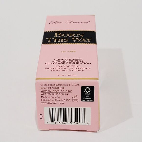 Too Faced Born This Way Undetectable Medium to Full Foundation 1.0 Fl Oz CARAMEL - Picture 11 of 11